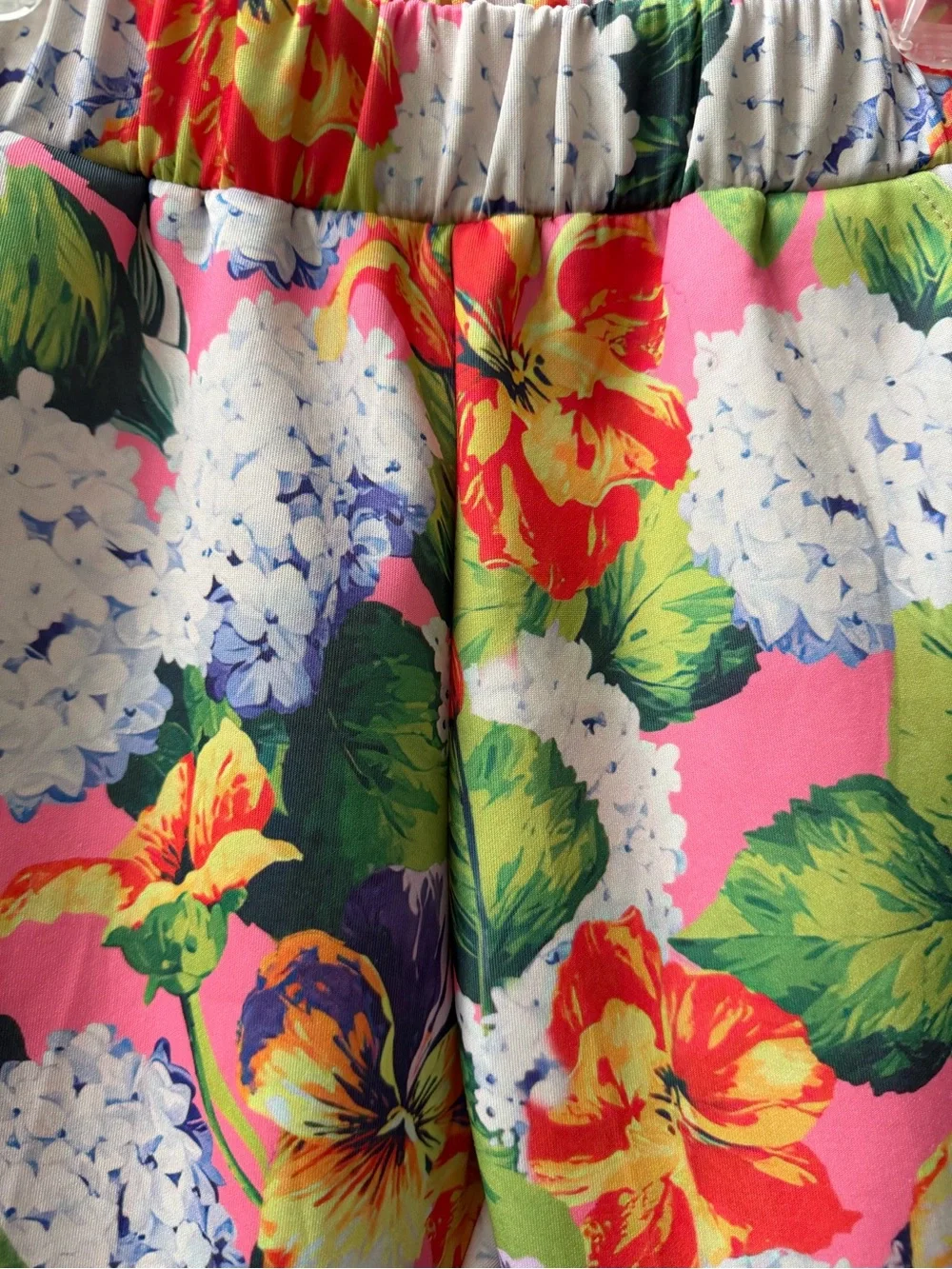 Lola + The Boys Pink Floral Kids Matching Set Jacket Pants Pockets Happy School